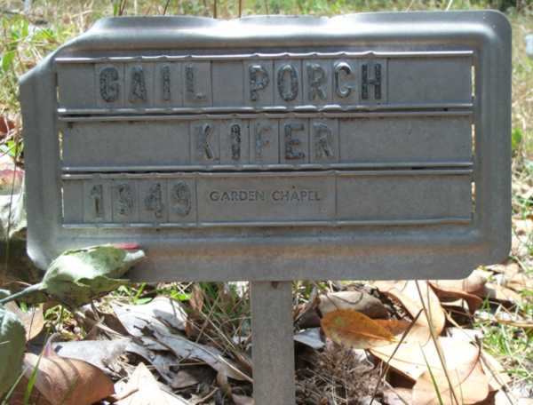 Gail Porch Kifer Gravestone Photo