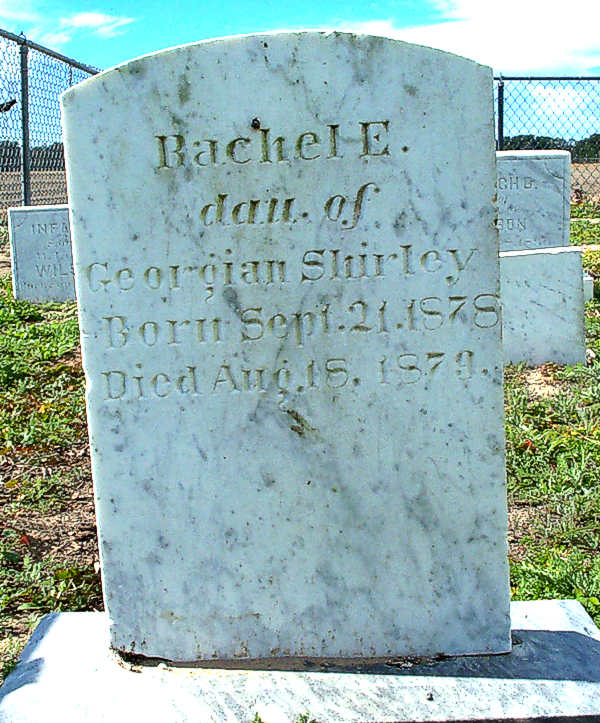 Rachel E. Shirley Gravestone Photo
