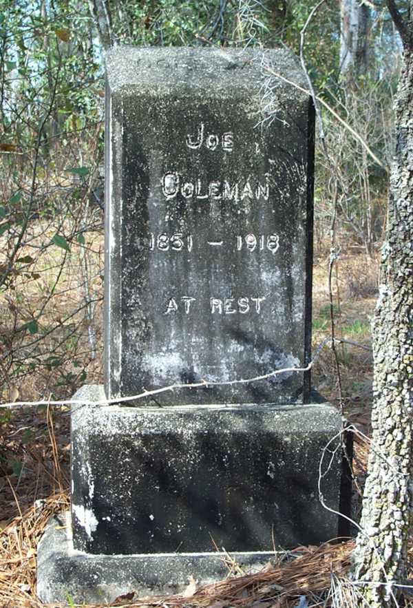 Joe Coleman  Gravestone Photo