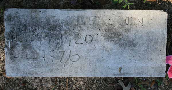  OLIVER Gravestone Photo