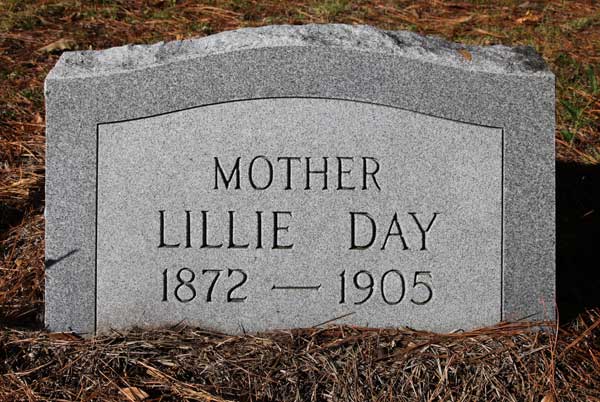 LILLIE DAY Gravestone Photo