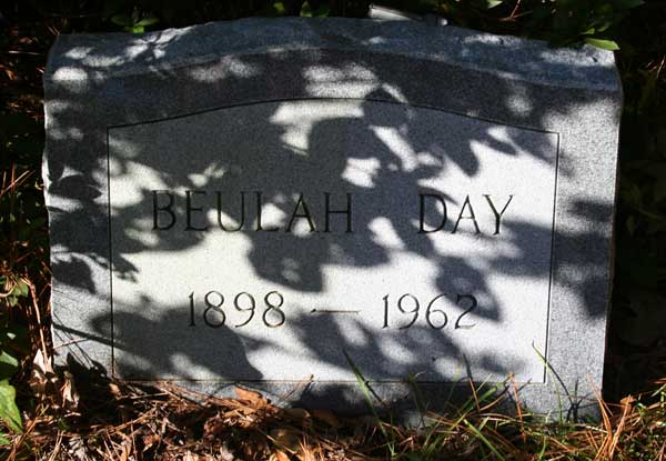 BEULAH DAY DAY Gravestone Photo
