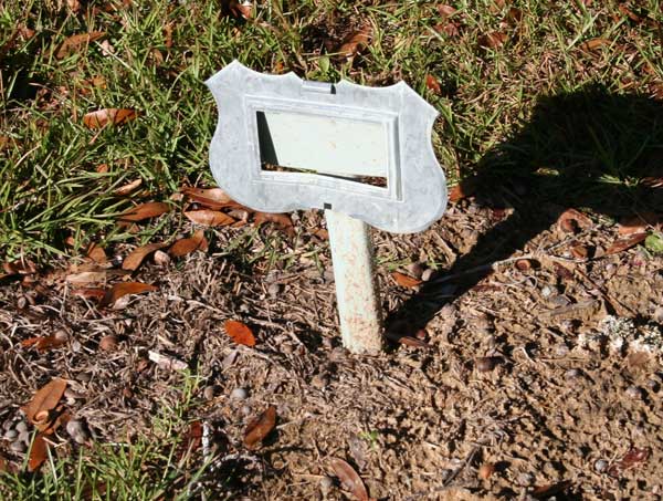 BLANK MARKER Gravestone Photo