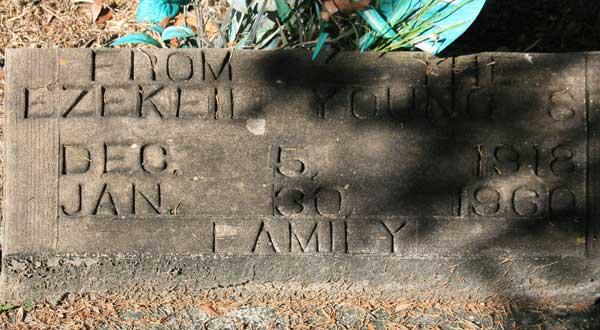 EZEKEIL YOUNG Gravestone Photo
