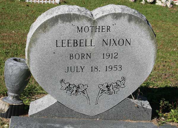 LEEBELL NIXON Gravestone Photo