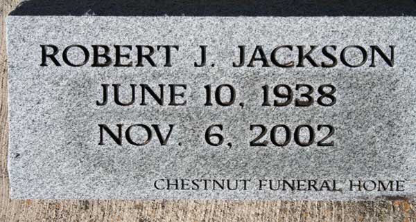 ROBERT J. JACKSON Gravestone Photo