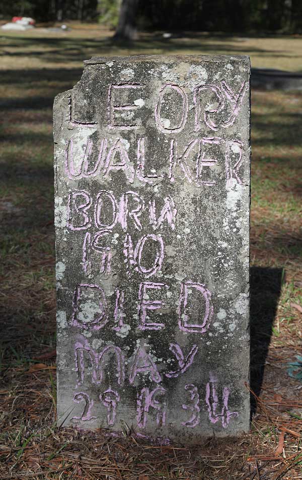 Leroy Walker Gravestone Photo