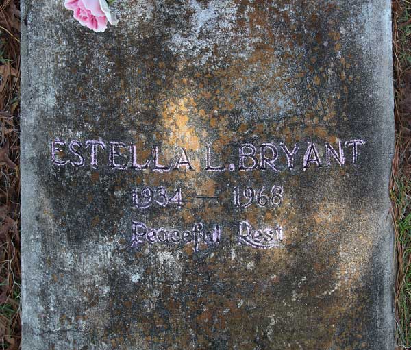 Estella Bryant Gravestone Photo