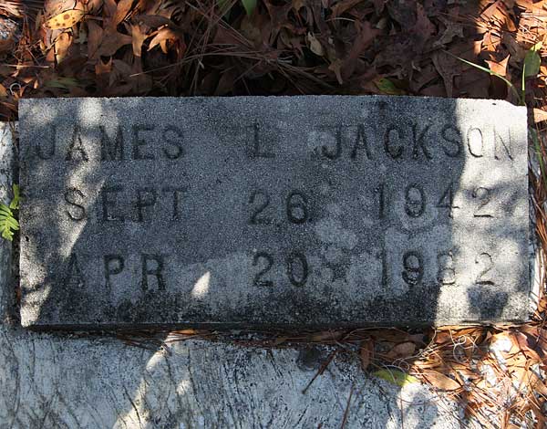 James L. Jackson Gravestone Photo