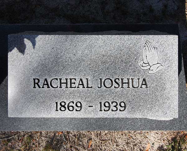 Racheal Joshua Gravestone Photo