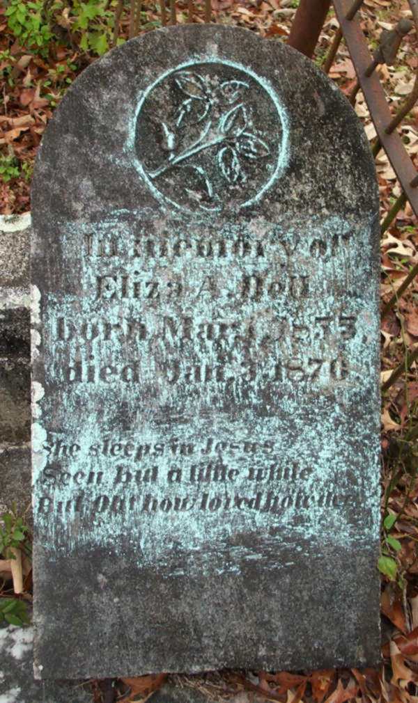 Eliza A. Dell Gravestone Photo