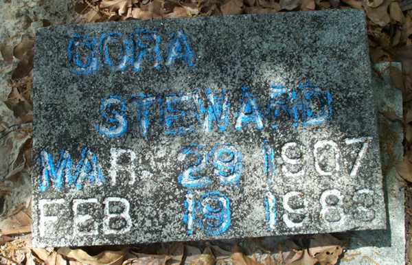 Cora Steward Gravestone Photo