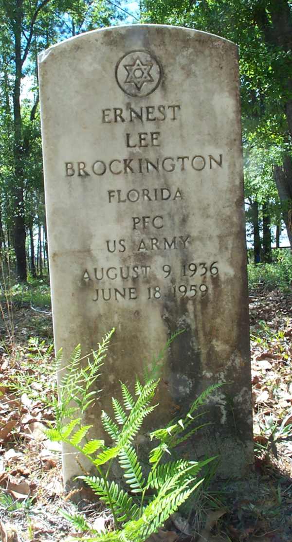 Ernest Lee Brockington Gravestone Photo