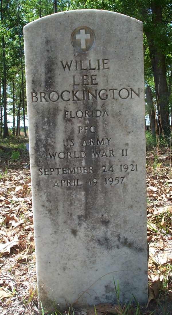 Willie Lee Brockington Gravestone Photo