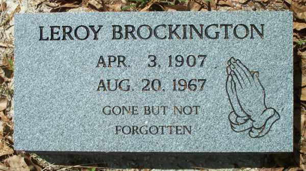 Leroy Brockington Gravestone Photo