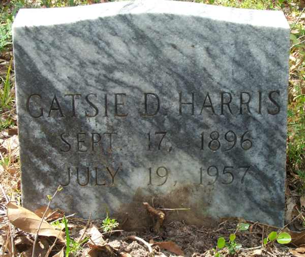 Gatsie D. Harris Gravestone Photo