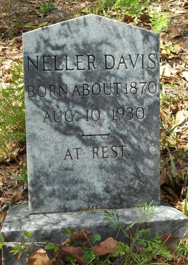 Neller Davis Gravestone Photo