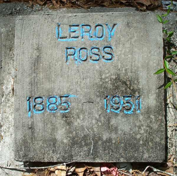Leroy Ross Gravestone Photo