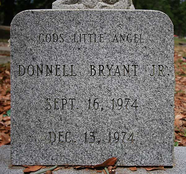 Donnell Bryant Gravestone Photo