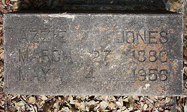 Azzie Jones Gravestone Photo