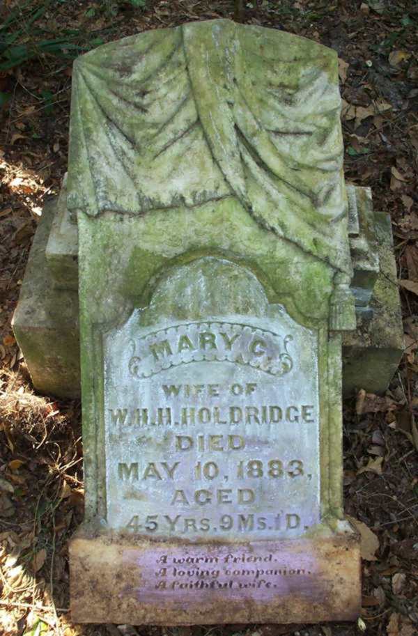 Mary C. Holdridge Gravestone Photo