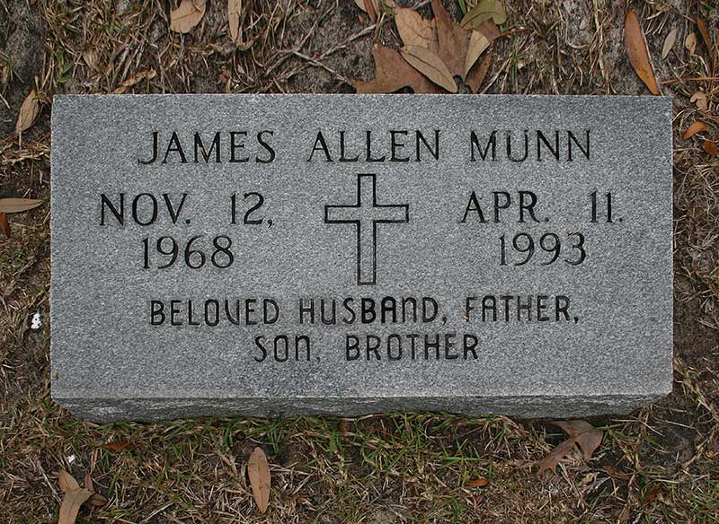 James Allen Munn Gravestone Photo
