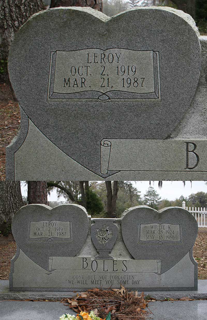 Leroy Boles Gravestone Photo