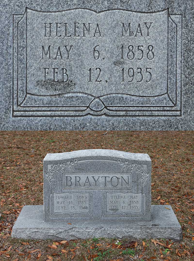 Helena May Brayton Gravestone Photo