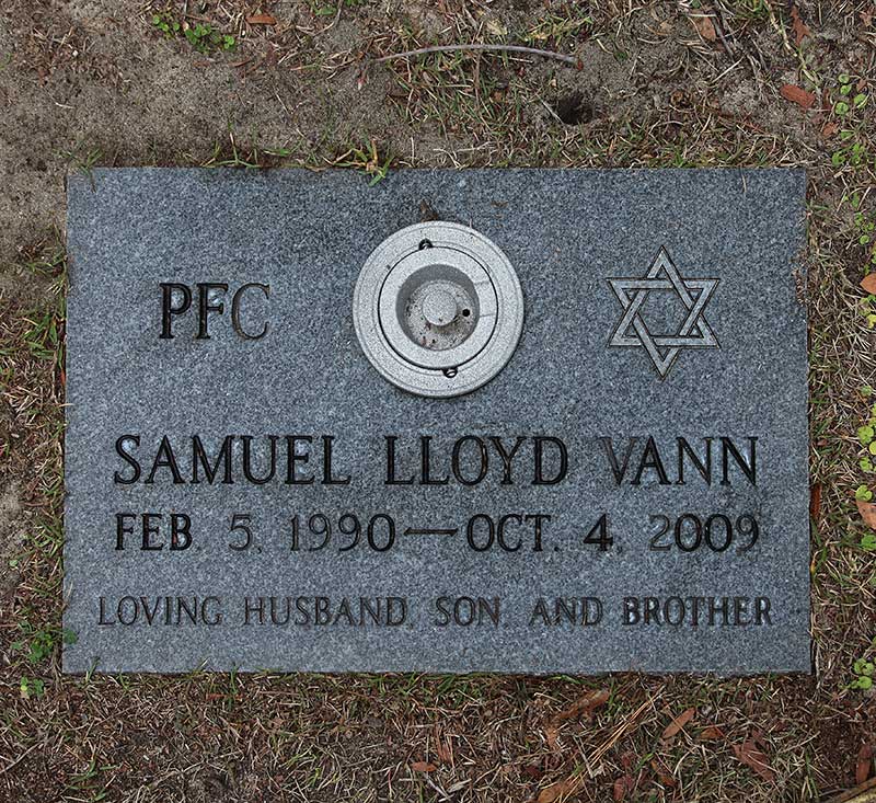 Samuel Lloyd Vann Gravestone Photo