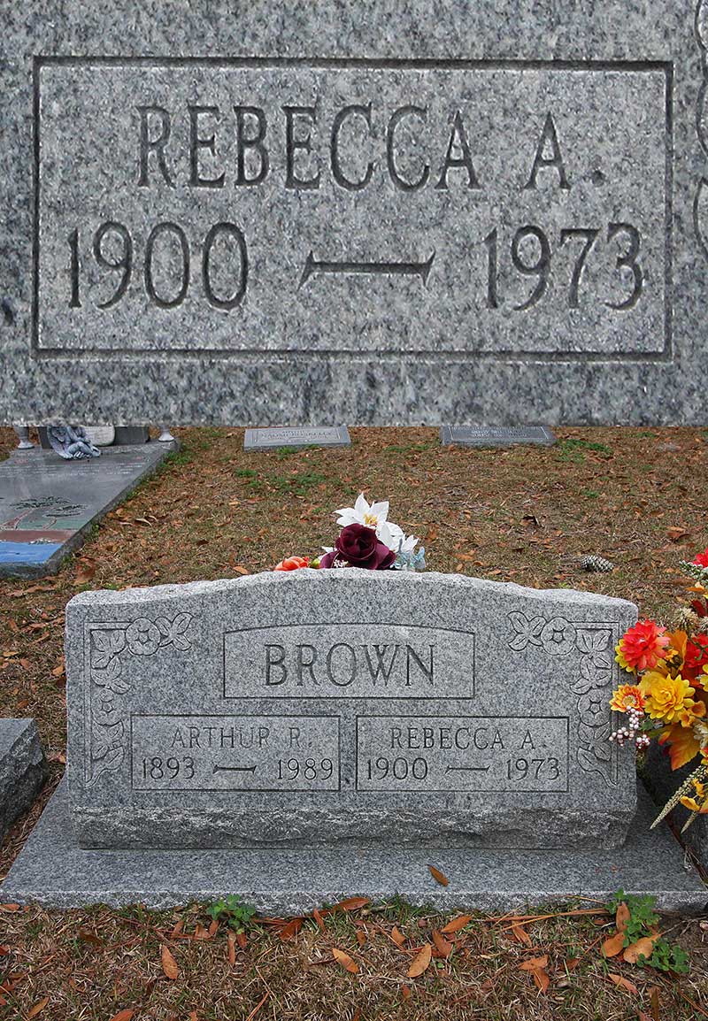 Rebecca A Brown Gravestone Photo