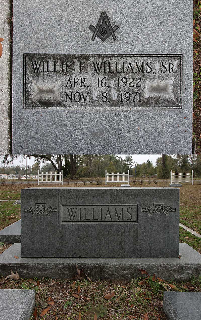Willie F Williams Gravestone Photo