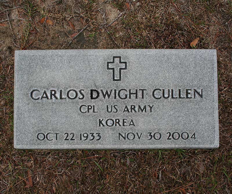 Carlos Dwight Cullen Gravestone Photo
