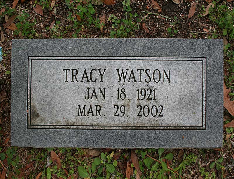 Tracy Watson Gravestone Photo