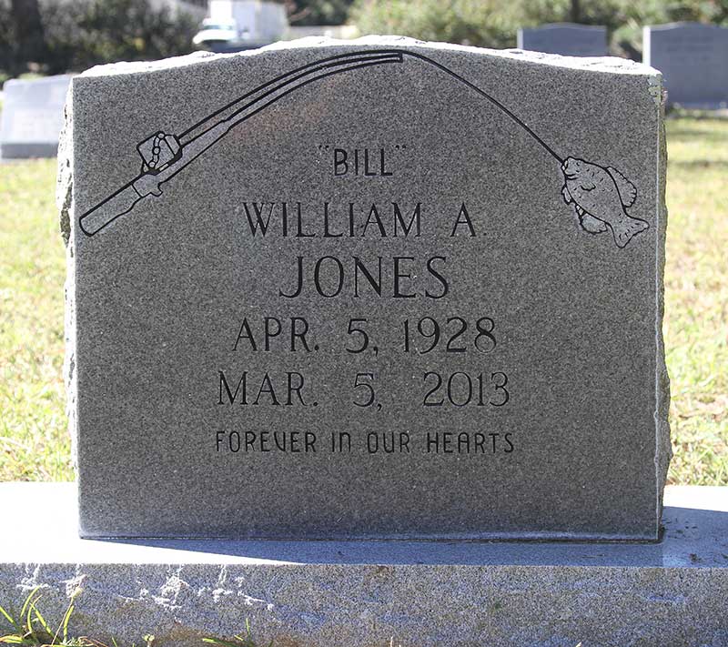 William A. Jones Gravestone Photo