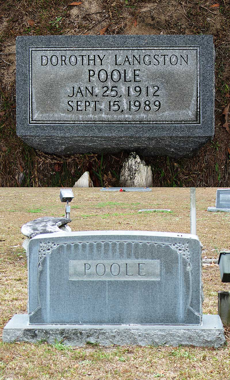 Dorothy Langston Poole  Gravestone Photo