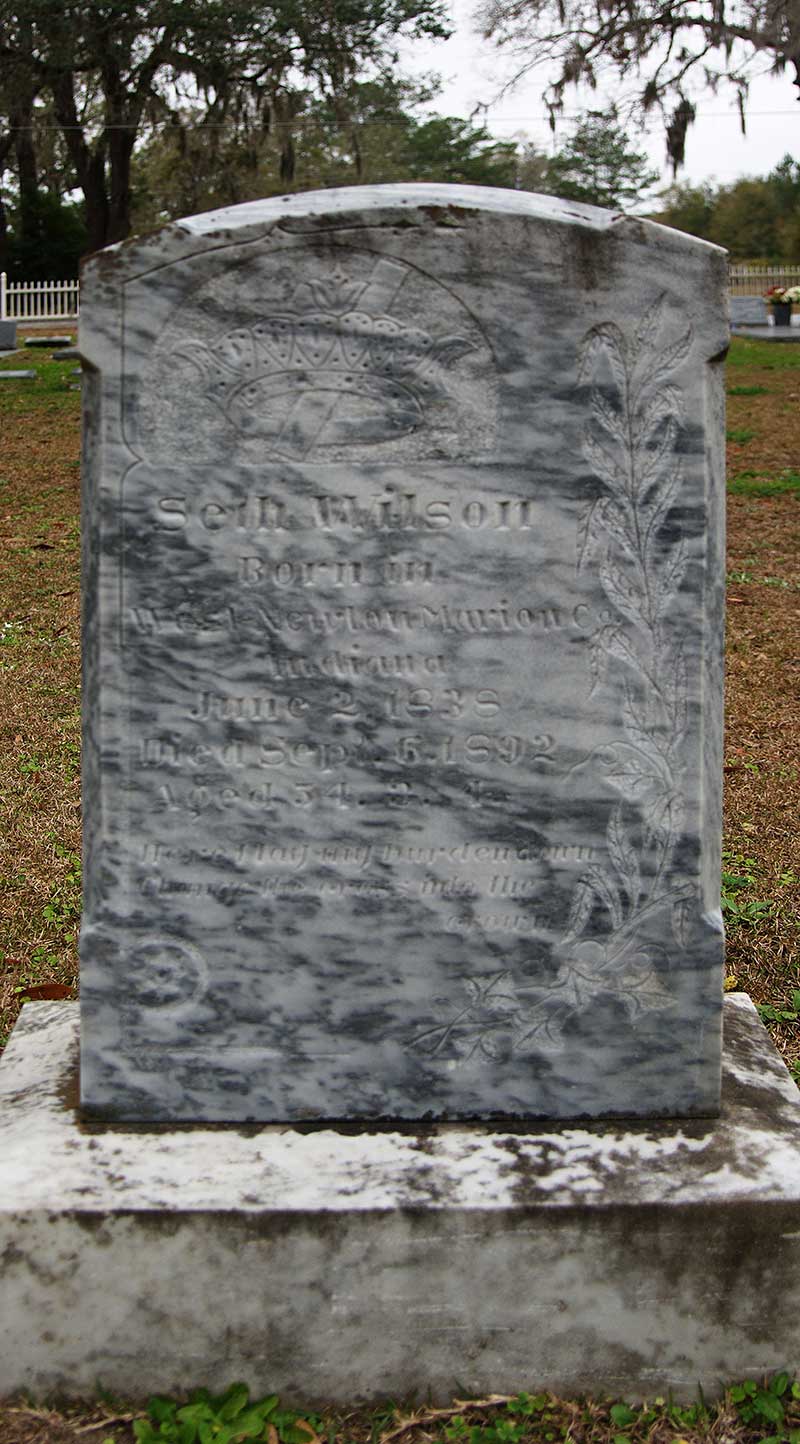 Seth Wilson Gravestone Photo