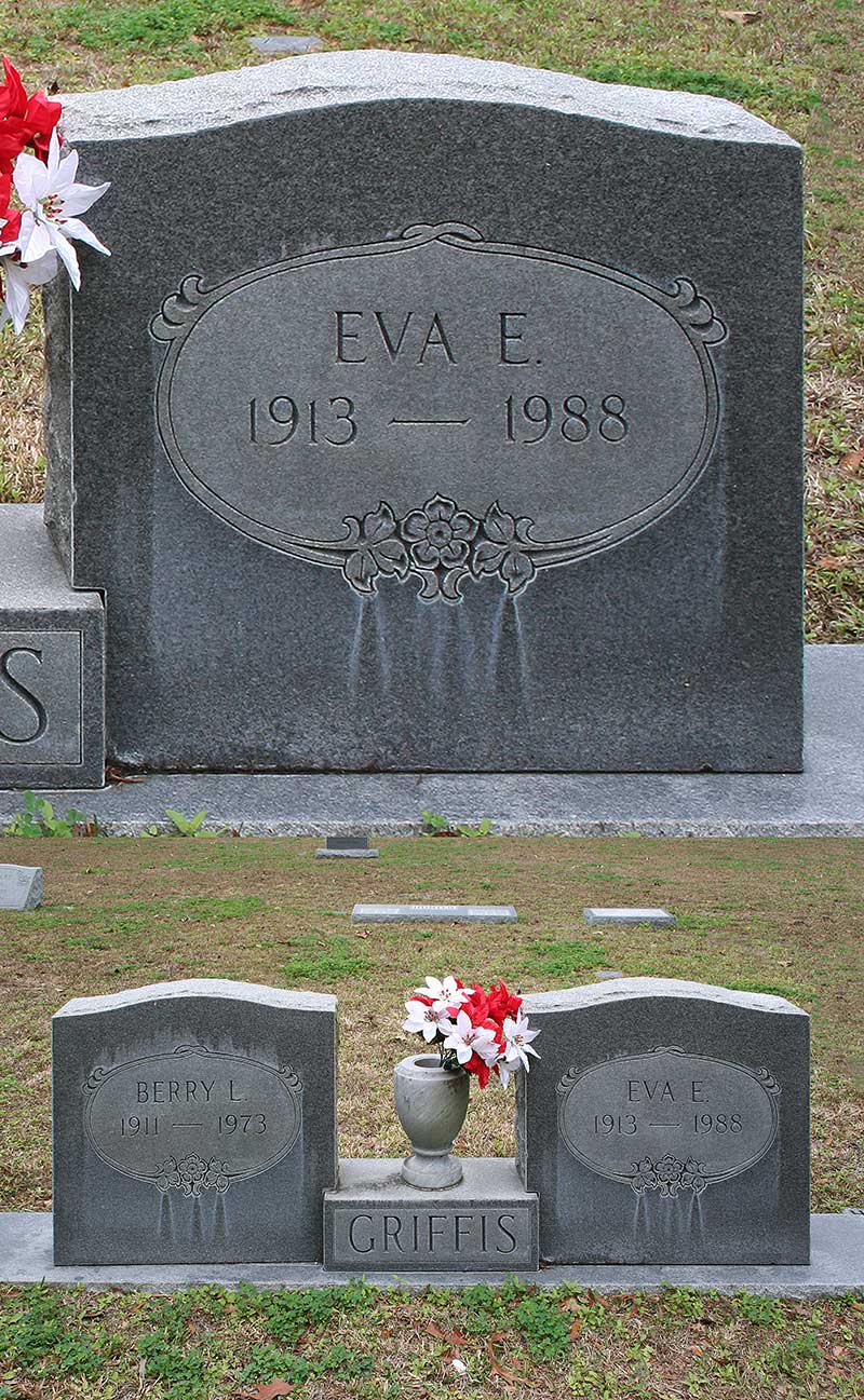Eva E Griffis Gravestone Photo