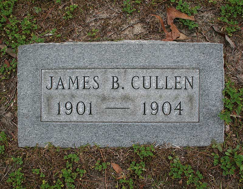 James B Cullen Gravestone Photo