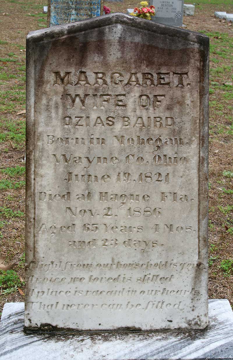 Margaret Baird Gravestone Photo