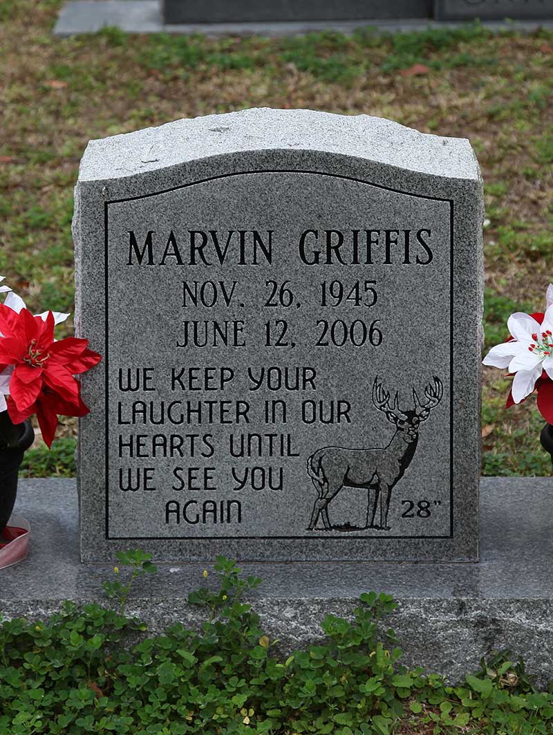Marvin Griffis Gravestone Photo
