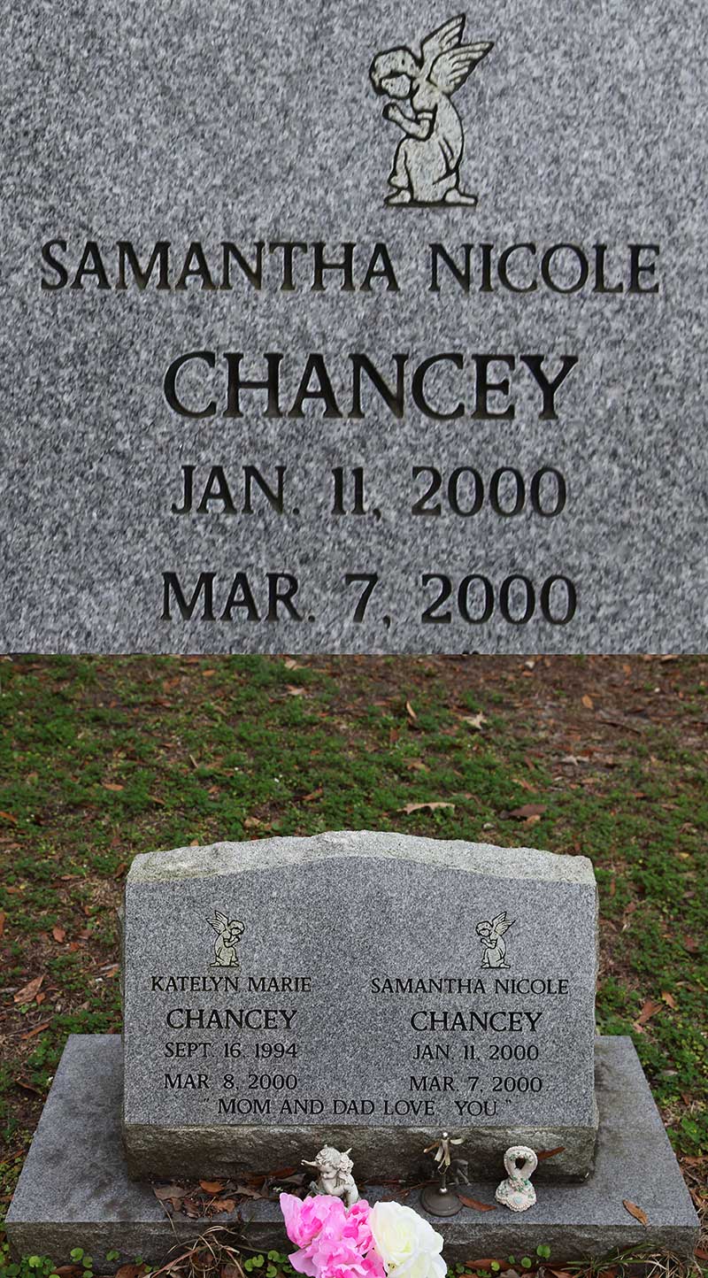 Samantha Nicole Chancey Gravestone Photo