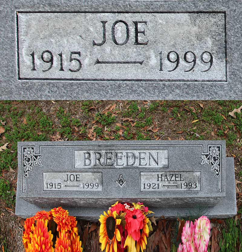 Joe Breeden Gravestone Photo
