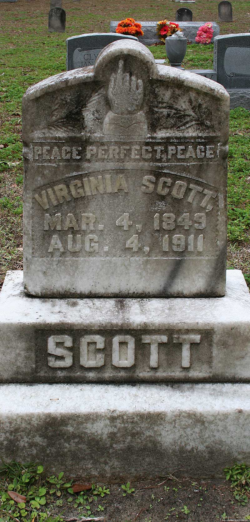 Virginia Scott Gravestone Photo