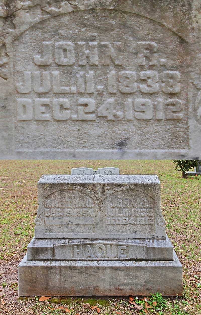 John R. Hague Gravestone Photo