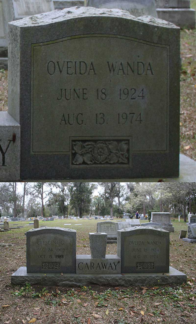 Oveida Wanda Caraway Gravestone Photo
