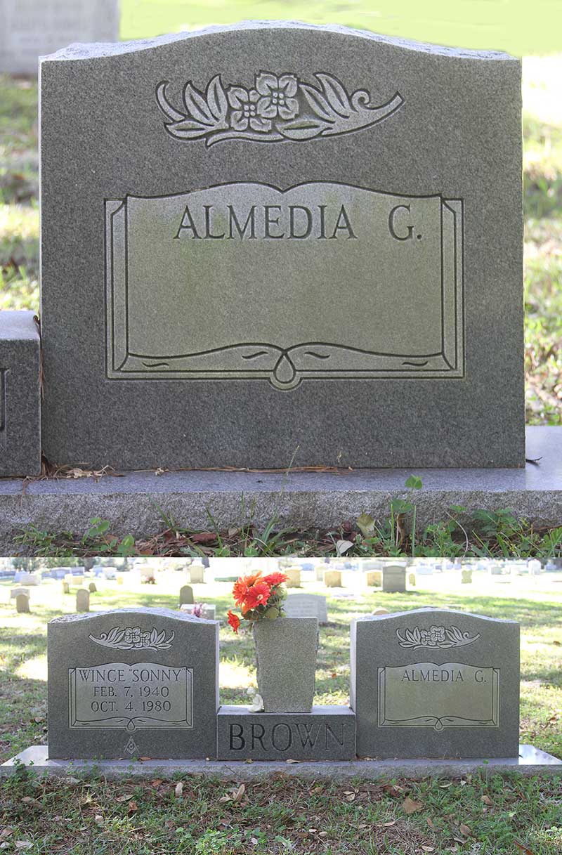 Almedia G. Brown Gravestone Photo