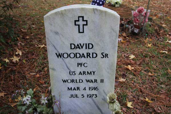 David Woodard Gravestone Photo