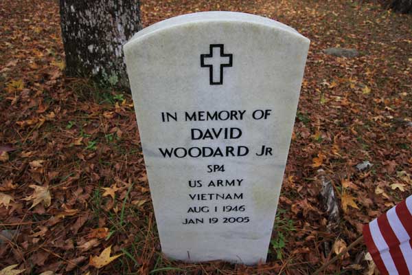 David Woodard Gravestone Photo