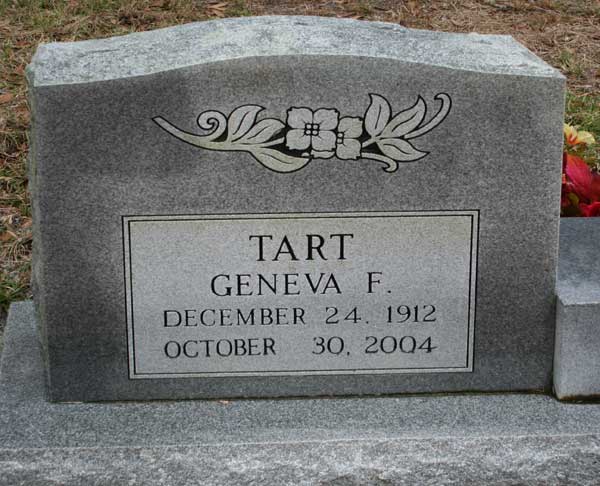 Geneva F. Tart Gravestone Photo