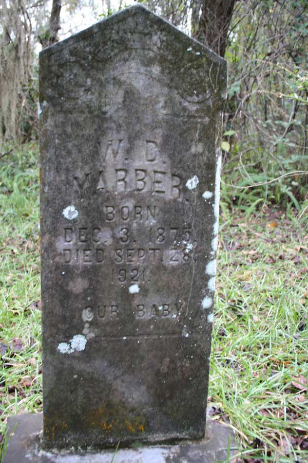 W.D. Yarber Gravestone Photo